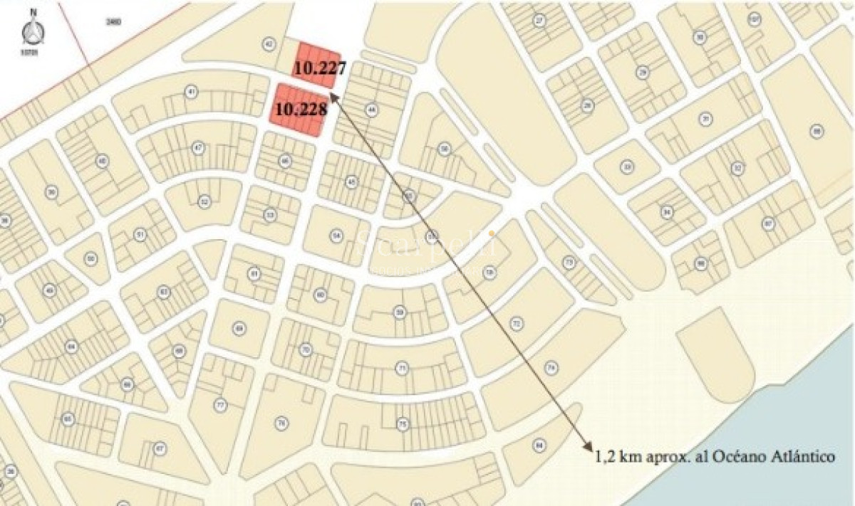 Terreno ID.40273 - VENTA DE 22 SOLARES EN PUEBLO NUEVO PRÓXIMO CABO POLONIO FRENTE AL OCÉANO ROCHENSE