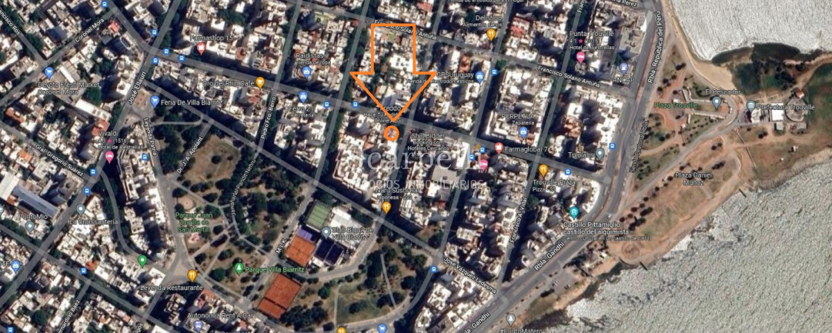 Terreno ID.40480 - VENTA TERRENO CON ALTURA 21 DE SETIEMBRE Y TOMÁS DIAGO PROXIMO SHOPPING PUNTA CARRETAS Y VILLA BIARRITZ