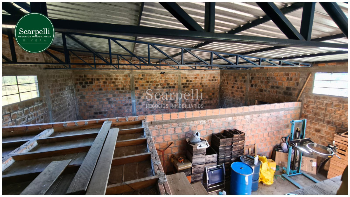 Terreno ID.50625 - Venta Terreno 2100 m2 Villa Sara Rivera Casa y Gran Galpón prox. Piedra Furada