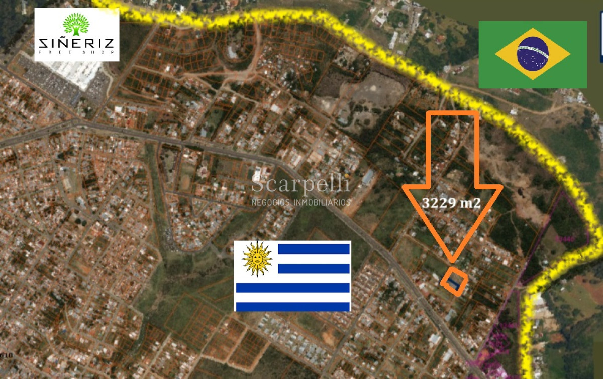 Terreno ID.50492 - Venta 2 padrones Terreno esquina con frente calle Umberto Umpierrez