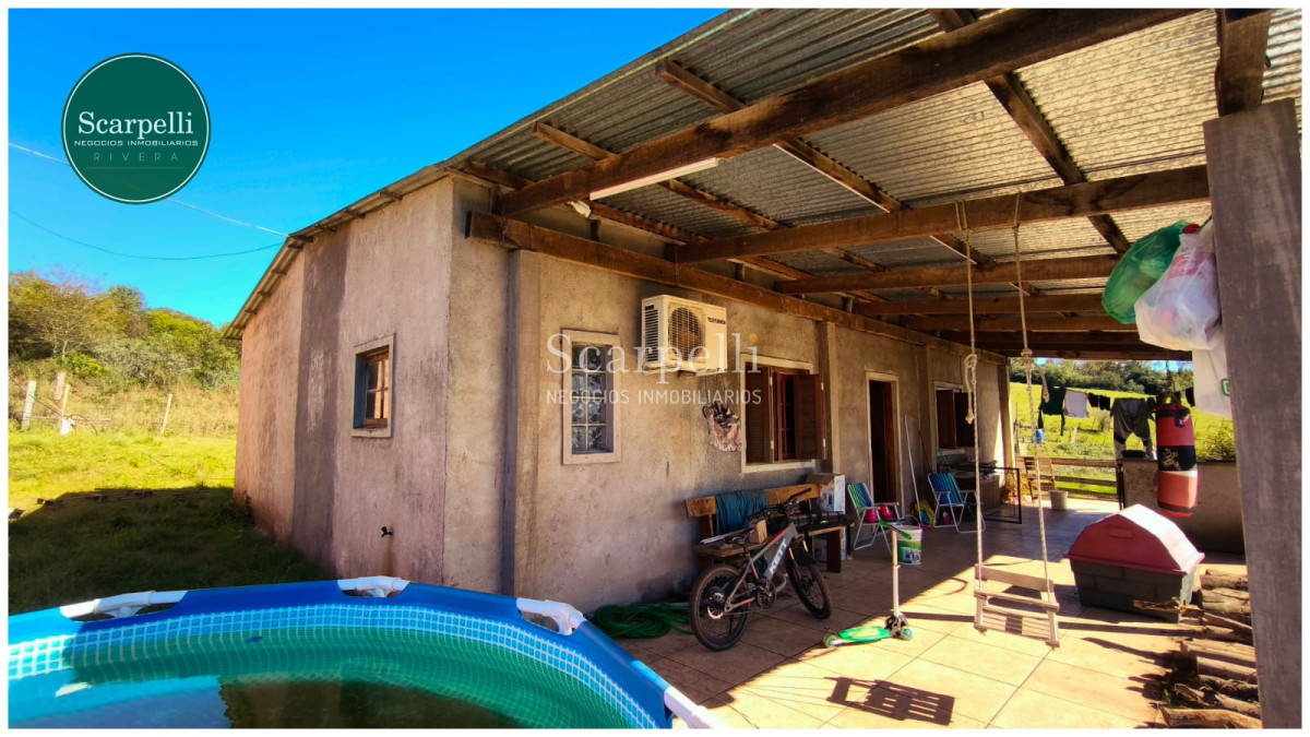 Terreno ID.50625 - Venta Terreno 2100 m2 Villa Sara Rivera Casa y Gran Galpón prox. Piedra Furada