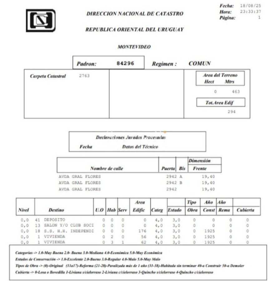 Terreno ID.50472 - VENTA LOCAL IDEAL DEPÓSITO, VIVIENDA SOCIAL, O EMPRESAS