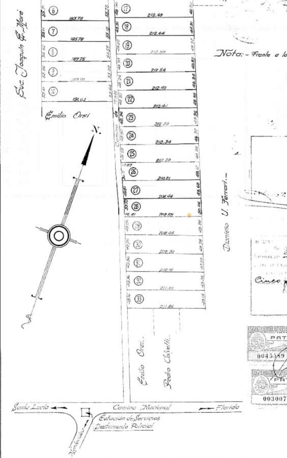 Terreno ID.33844 - VENTA TERRENO DEPARTAMENTO de CANELONES 1 HÁ  388 m2       EMPALME RUTAS Ruta 81 con Ruta 62 .-