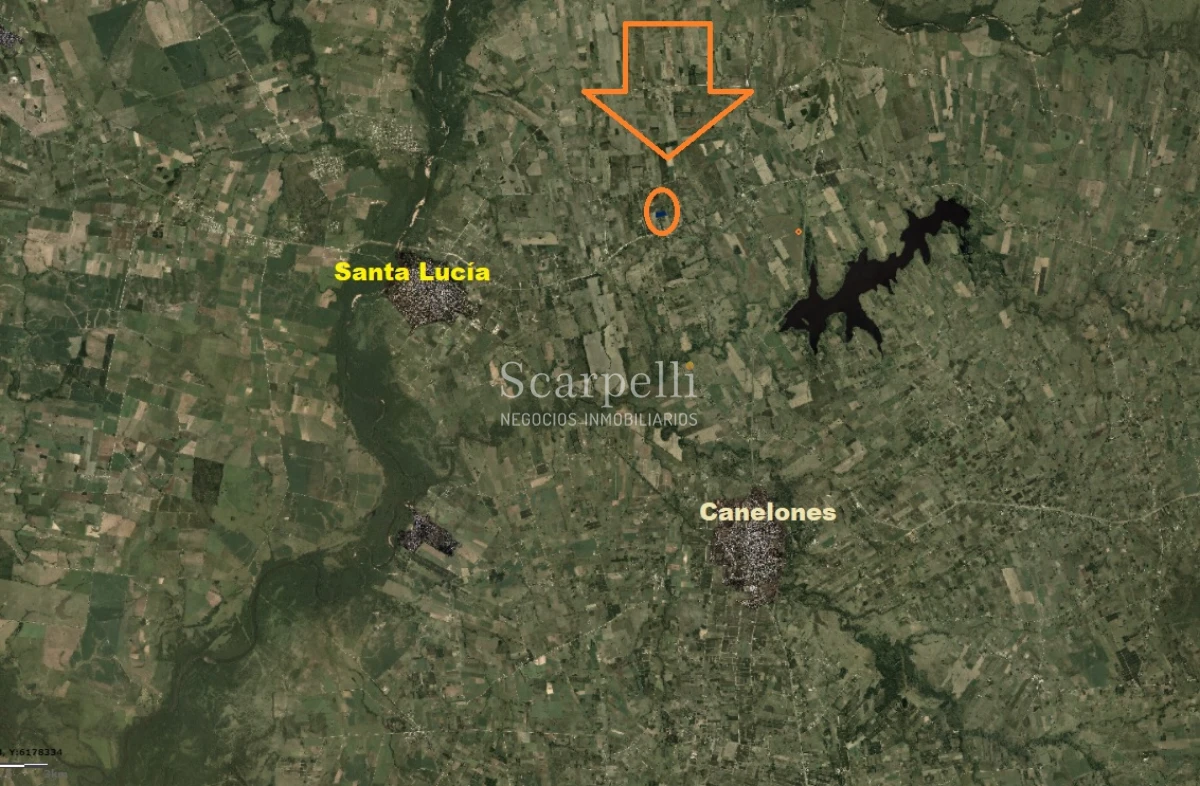 Terreno ID.33844 - VENTA TERRENO DEPARTAMENTO de CANELONES 1 HÁ  388 m2       EMPALME RUTAS Ruta 81 con Ruta 62 .-