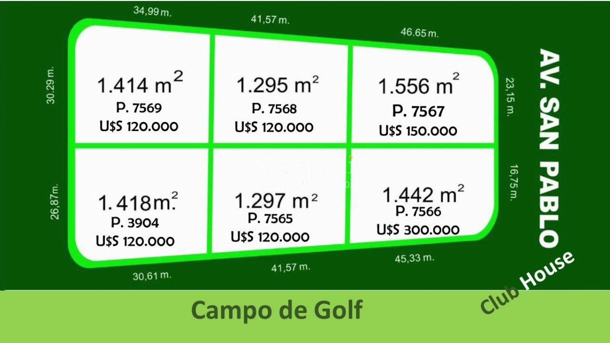 Terreno ID.40012 - Sensacional Terreno frente al Club de Golf de Punta del Este Ideal Barrio Privado, Clínicas, Insitutos, Centro Comercial, etc...