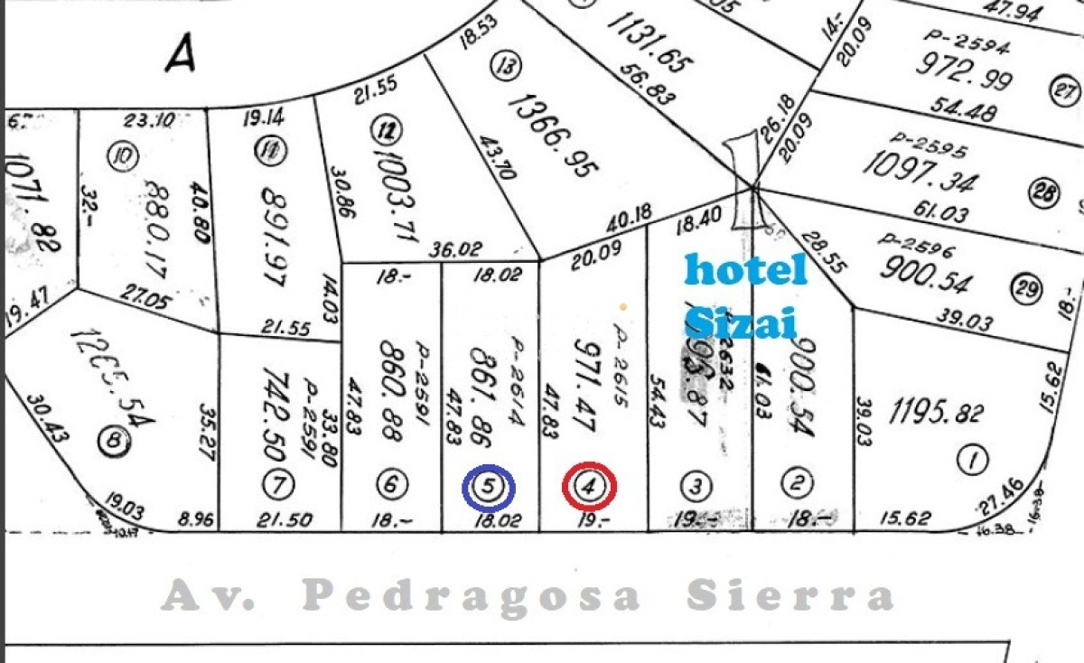 Terreno ID.43119 - 2 Excelentes padrones con altura Sobre Pedragosa Sierra muy próximo Shopping Punta.-