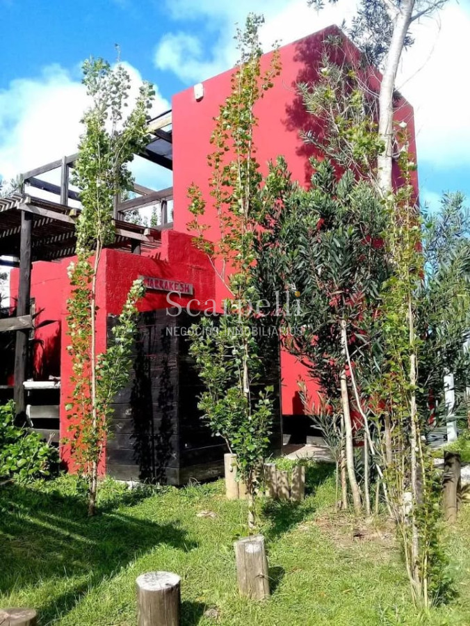 Hotel ID.8028 - Posada en Punta Rubia  Proximo a La Pedrera Rocha con 3 Cabañas bien equipadas en estupendo parquizado