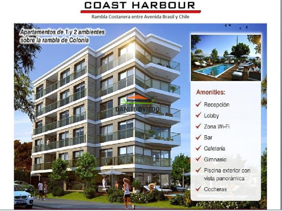 Apartamento ID.124 - Último apartamento en venta en la proa de Coast Harbour con increíble vista al río de la Plata.