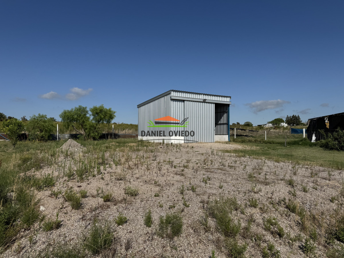 Galpón ID.346 - Terreno con galpón en Ecilda Paullier - Cerrado y cercado - Ideal inversion o vivienda