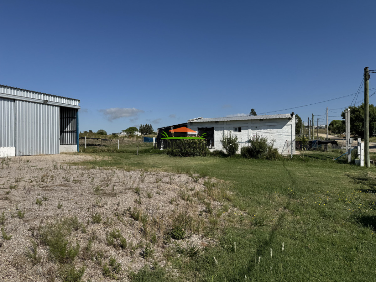 Galpón ID.346 - Terreno con galpón en Ecilda Paullier - Cerrado y cercado - Ideal inversion o vivienda