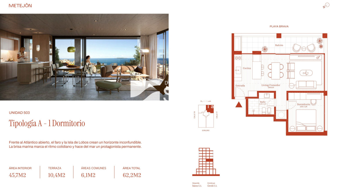 Apartamento ID.4686 - Apto 1 Dormitorio en Península con Vista al Mar 