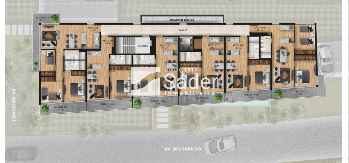 Apartamento ID.4786 - Apto de 3 Dormitorios en Pozo con Balcón Doble. Vivienda promovida