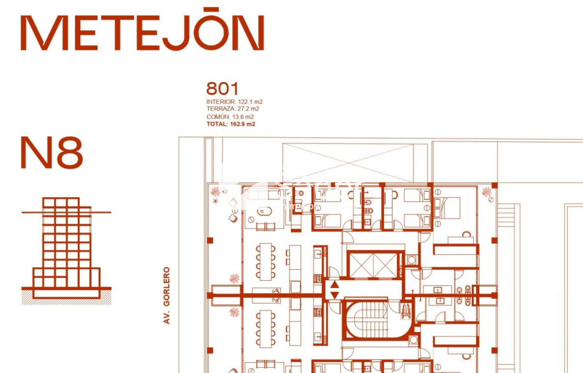 Apartamento ID.4677 - 3 dormitorios con vista al mar en Península 