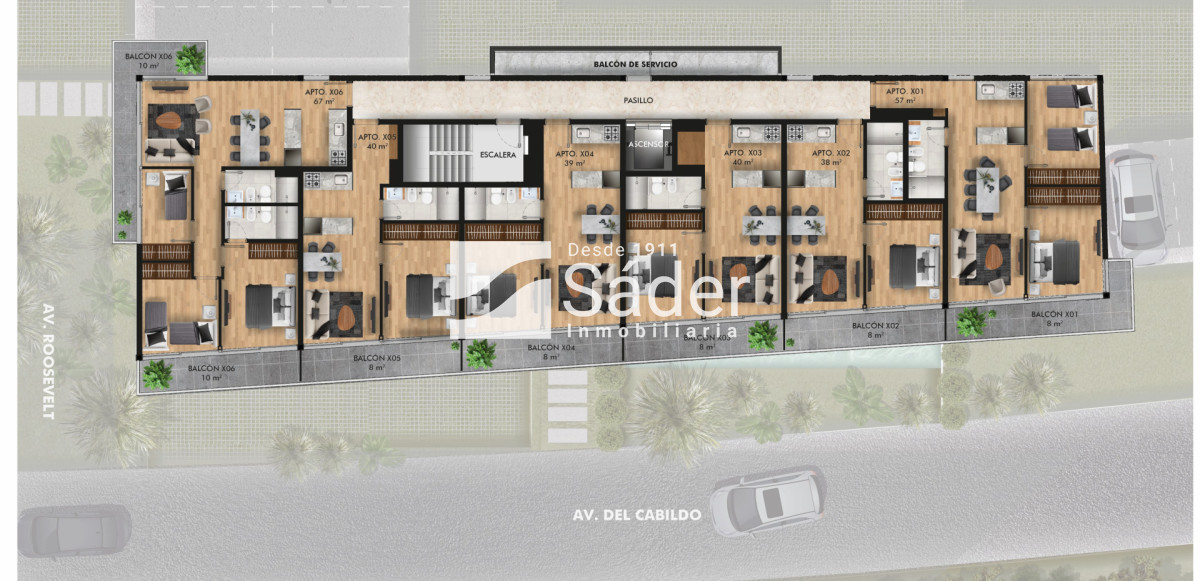 Apartamento ID.4787 - Apto 2 Dorm en Pozo con Vista Despejada hacia el Mar de la Mansa. Vivienda promovida 