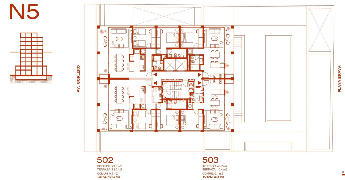 Apartamento ID.4686 - Apto 1 Dormitorio en Península con Vista al Mar 