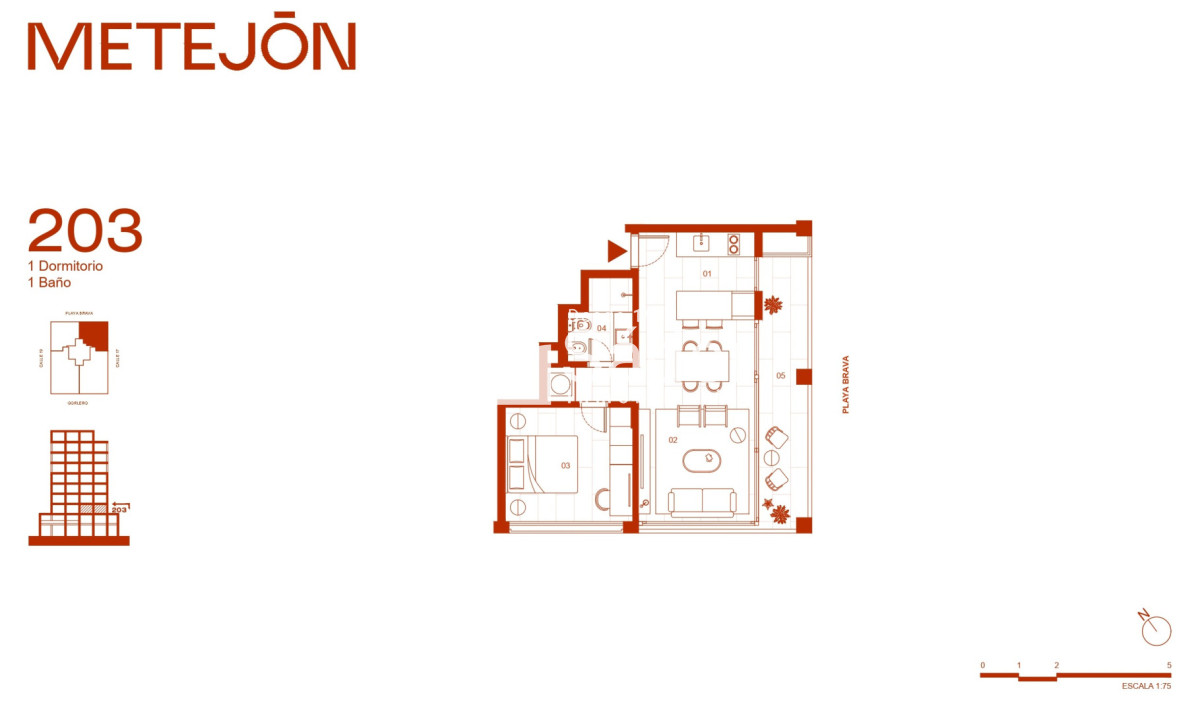 Apartamento ID.4753 - Apto de 1 Dormitorio con balcón en Península de Punta del Este