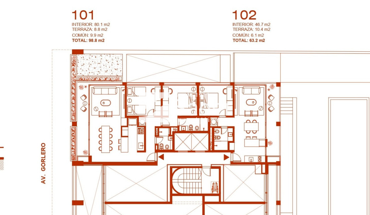 Apartamento ID.4719 - Apto de 1 Dormitorio con Balcón en Península. Edificio Metejón 