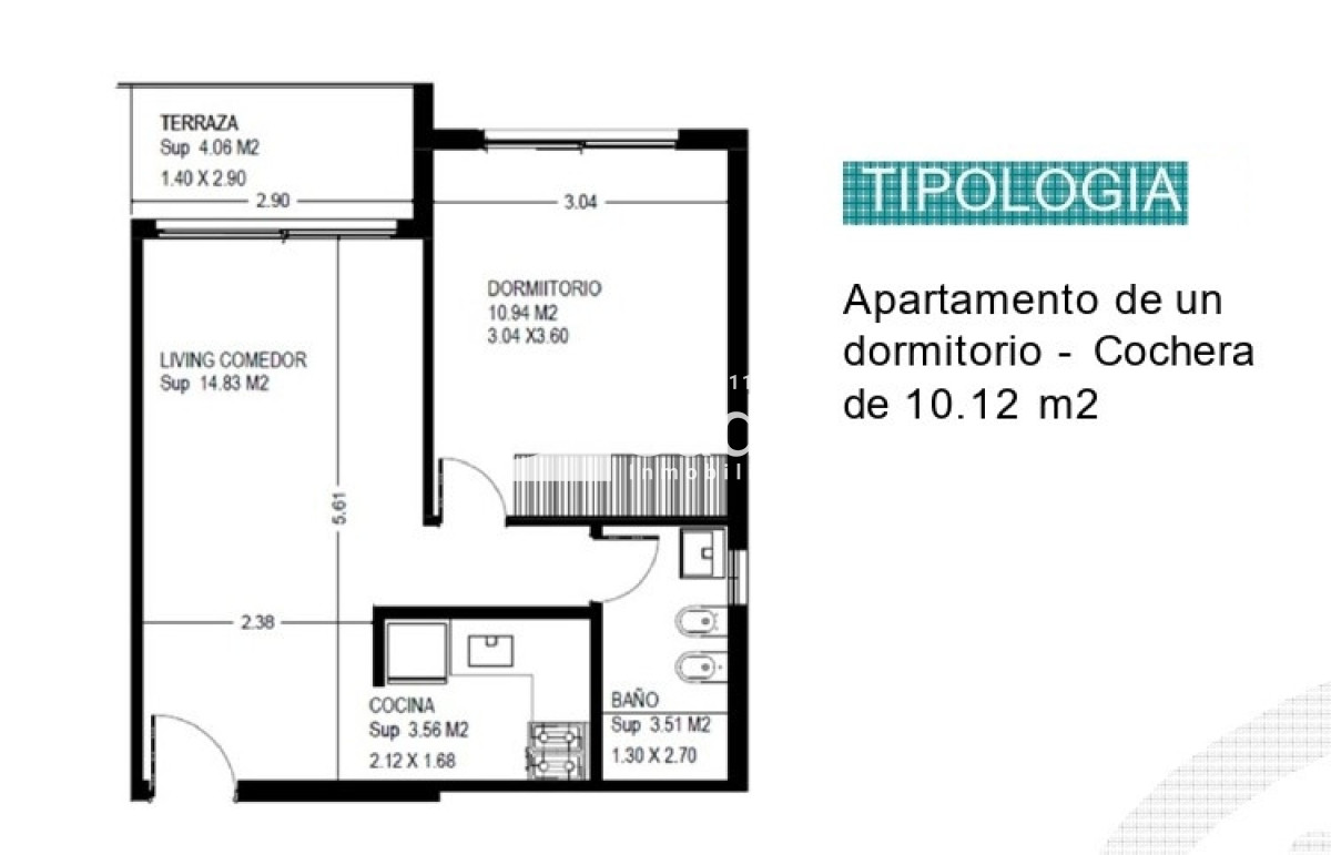 Apartamento ID.4656 - Apto 1 dorm. ideal inversor