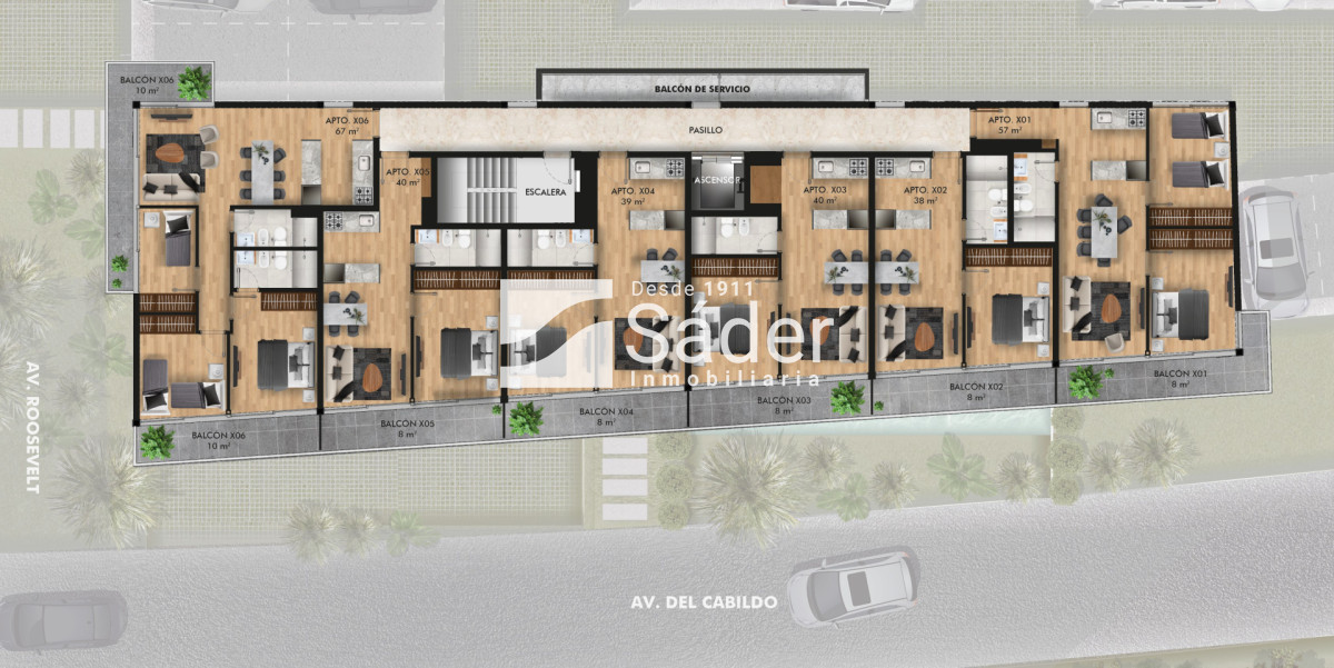 Apartamento ID.4793 - Aptos de 1 Dorm en Pozo Pda 21 de Playa Mansa a pasos de la Terminal. Vivienda promovida 