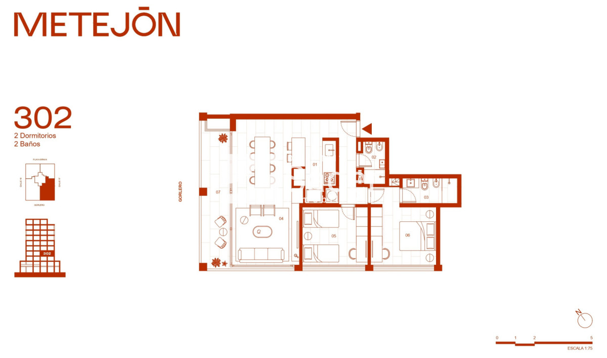 Apartamento ID.4755 - Apartamento 2 dorm con Suite y Balcón amplio, Punta del Este 