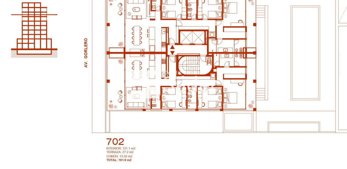 Apartamento ID.4708 - Apto 3 Dorm. con Vista a Playa Mansa y Brava en Península 