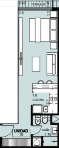 Tu espacio ideal con terraza al norte
