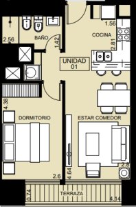 Ideal para vivir Punta: 1 dormitorio y terraza