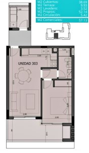 Apto de 1 Dormitorio con Parrillero a Pasos del Mar 