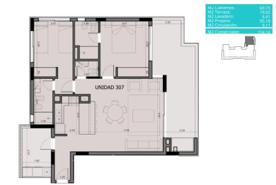 Doble Suite y Terraza con Parrillero a Pasos del Mar 