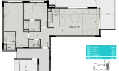Esquinero con Doble Suite y Terraza
