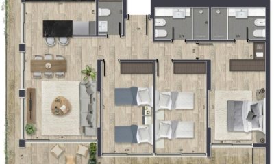 Apto 3 Dormitorios con Suite y Terraza