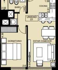 Ideal para vivir Punta: 1 dormitorio y terraza