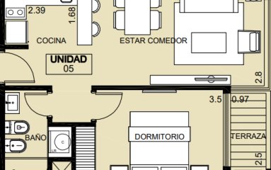 Apto 1 Dormitorio: Viví el este desde tu propio espacio