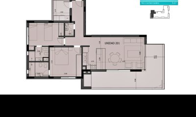 Esquinero en 2do Piso con Suites y Parrilero Propio