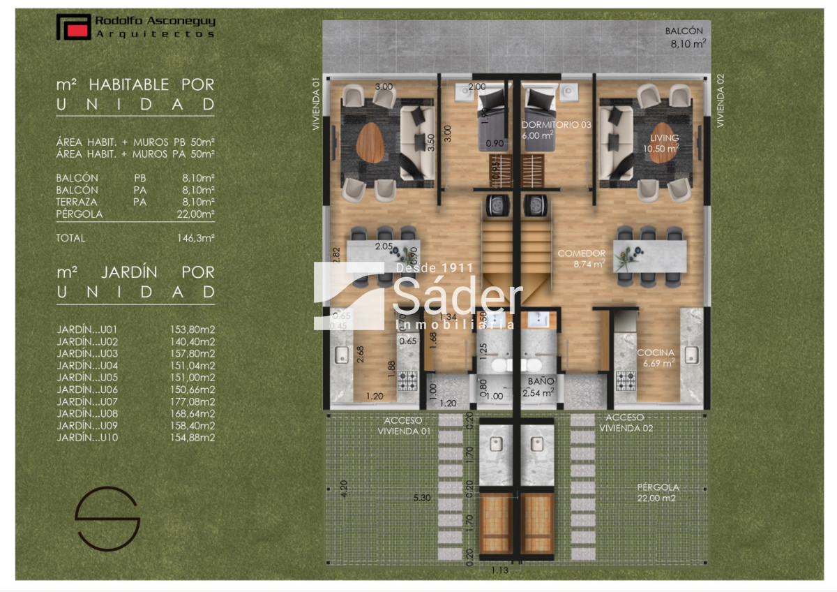 Casa ID.4887 - Casa en Venta en Pinares. 3 Dormitorios en 2 plantas con Parrillero y Jardín Privado 