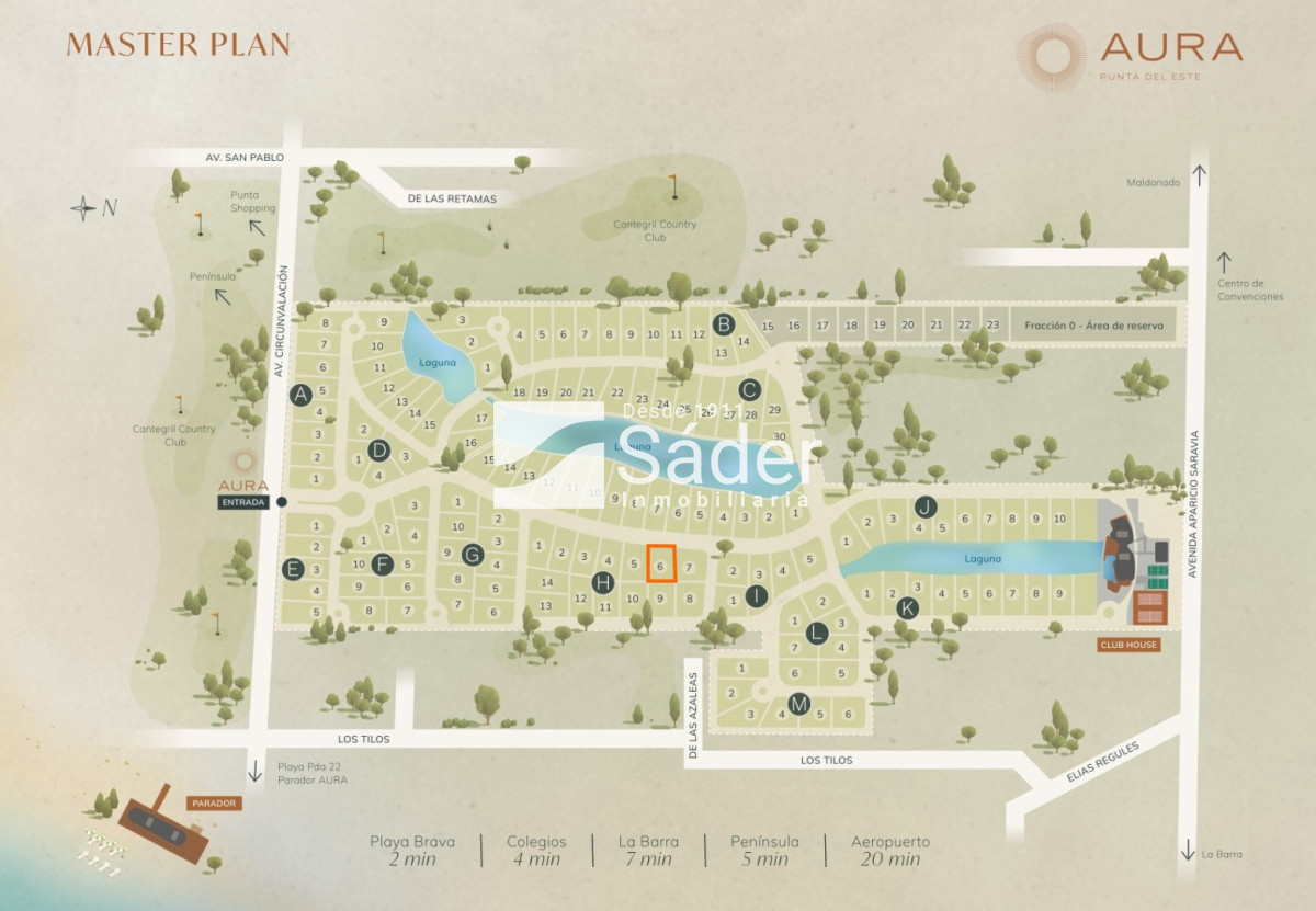 Terreno ID.4567 - Terreno en Pda 22 de Playa Brava, Barrio Privado 