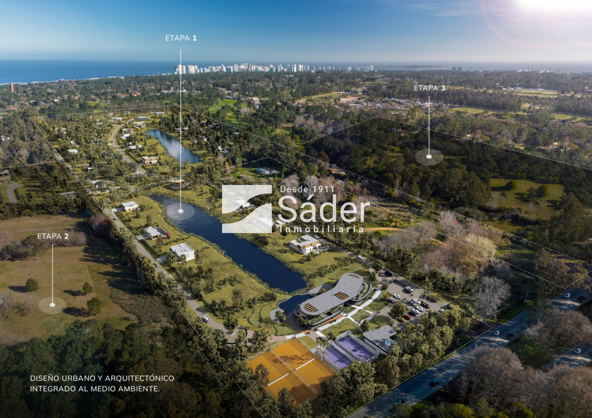 Terreno ID.4603 - Lote de 1062m2 sobre Laguna en Barrio Privado, Pda 22 de Playa Brava 