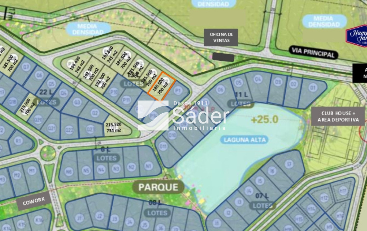 Terreno ID.4622 - Lote de 700m2 en el Jagüel, barrio privado 