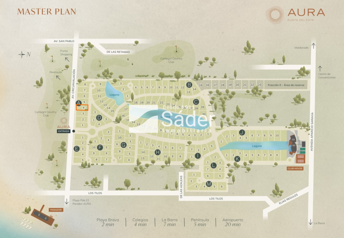 Terreno ID.4584 - Lote 1.034 m2 en barrio privado pda 22 Playa Brava