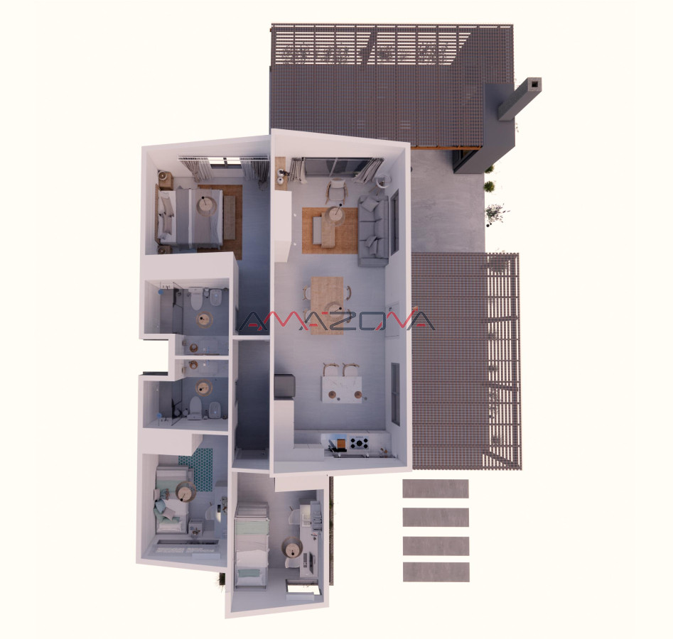 Casa ID.5670 - Casa a estrenar en La Barra. 3 dormitorios y 2 baños