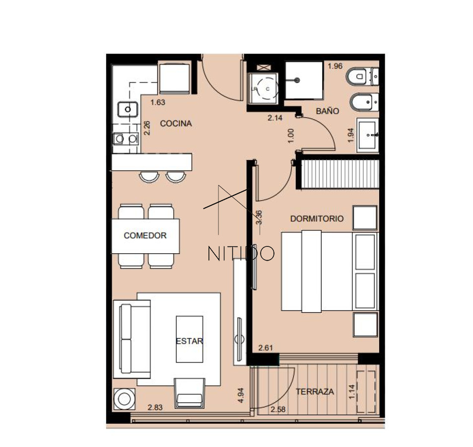Apartamento ID.253 - Apartamento en Punta del Este. Ocean Drive Country 2. Con garaje