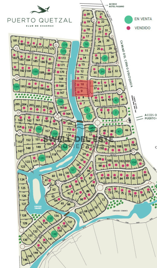 Terreno ID.304 - Terreno Lote 10 Puerto Quetzal - Vista Laguna