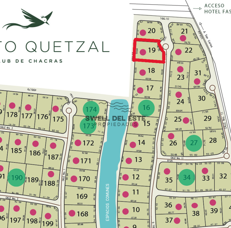 Terreno ID.305 - Terreno Lote 19 Puerto Quetzal - Vistas al Bosque