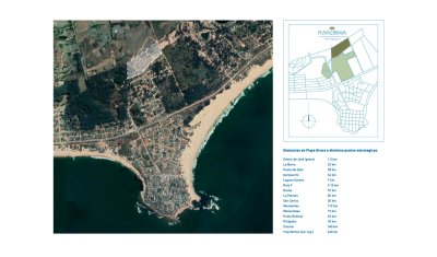 Terrenos de 1000m2 en barrio privado Playa Brava José Ignacio desde $280.000