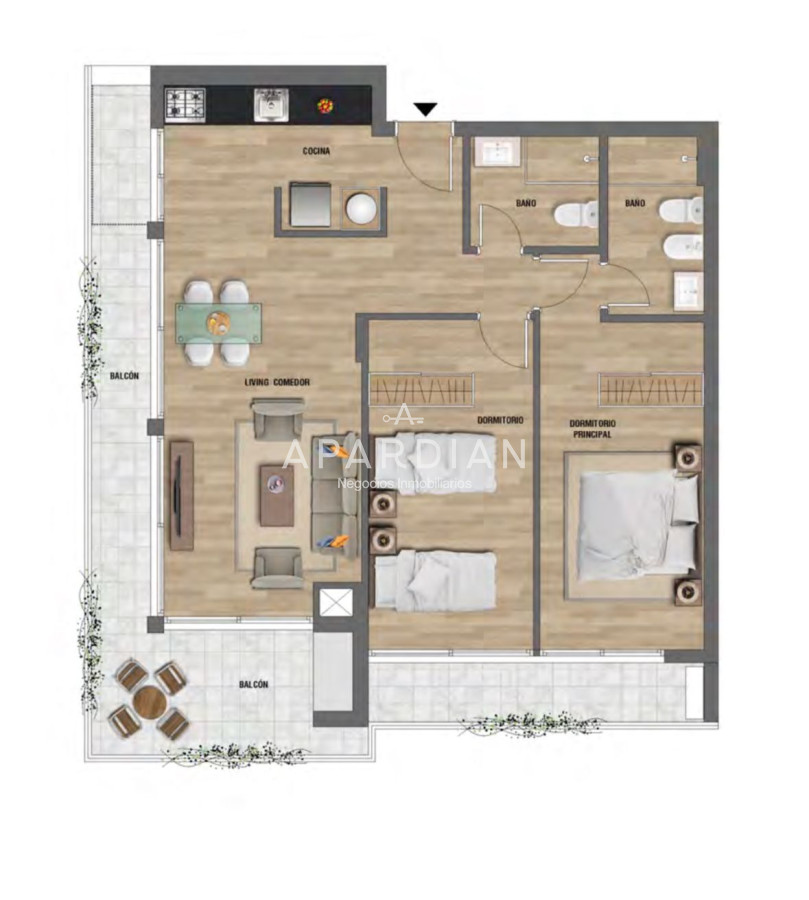 Apartamento ID.21097006 - Apartamento en alquiler de verano, 2 dormitorios primera linea mansa