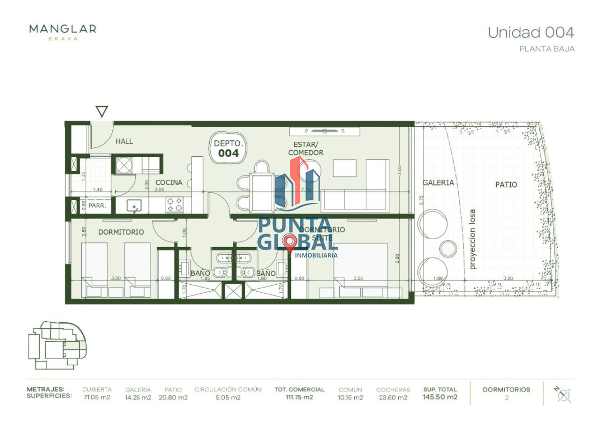 Apartamento ID.176 - Venta Apartamento 2 Dormitorios Punta del Este