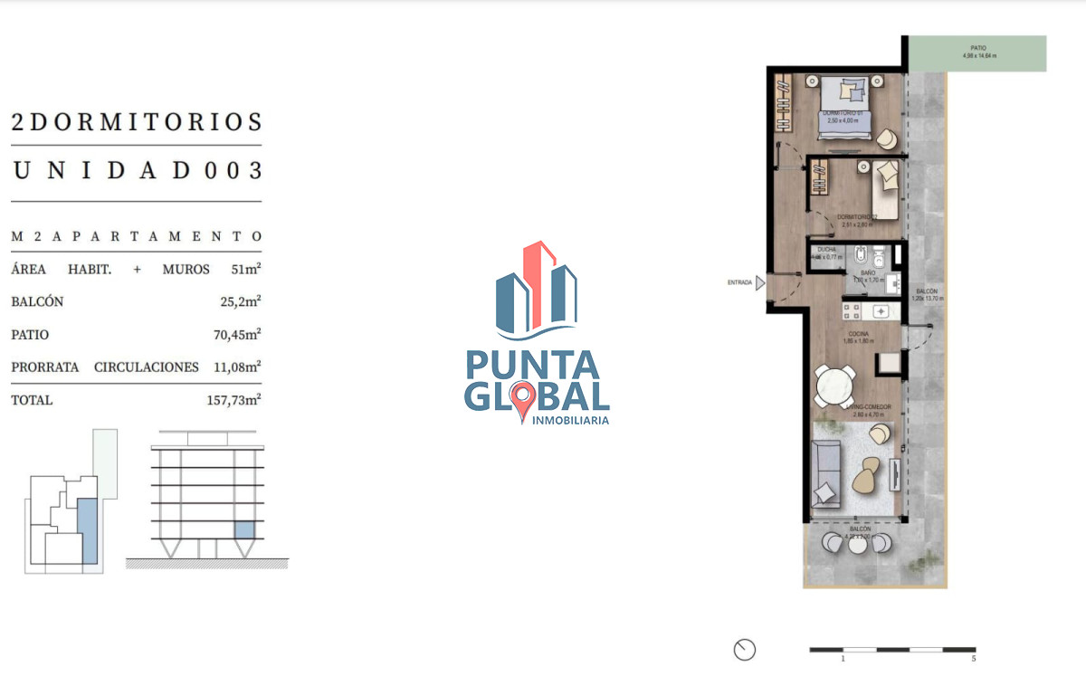 Apartamento ID.186 - Venta Apartamento 2 Dormitorios Punta del Este