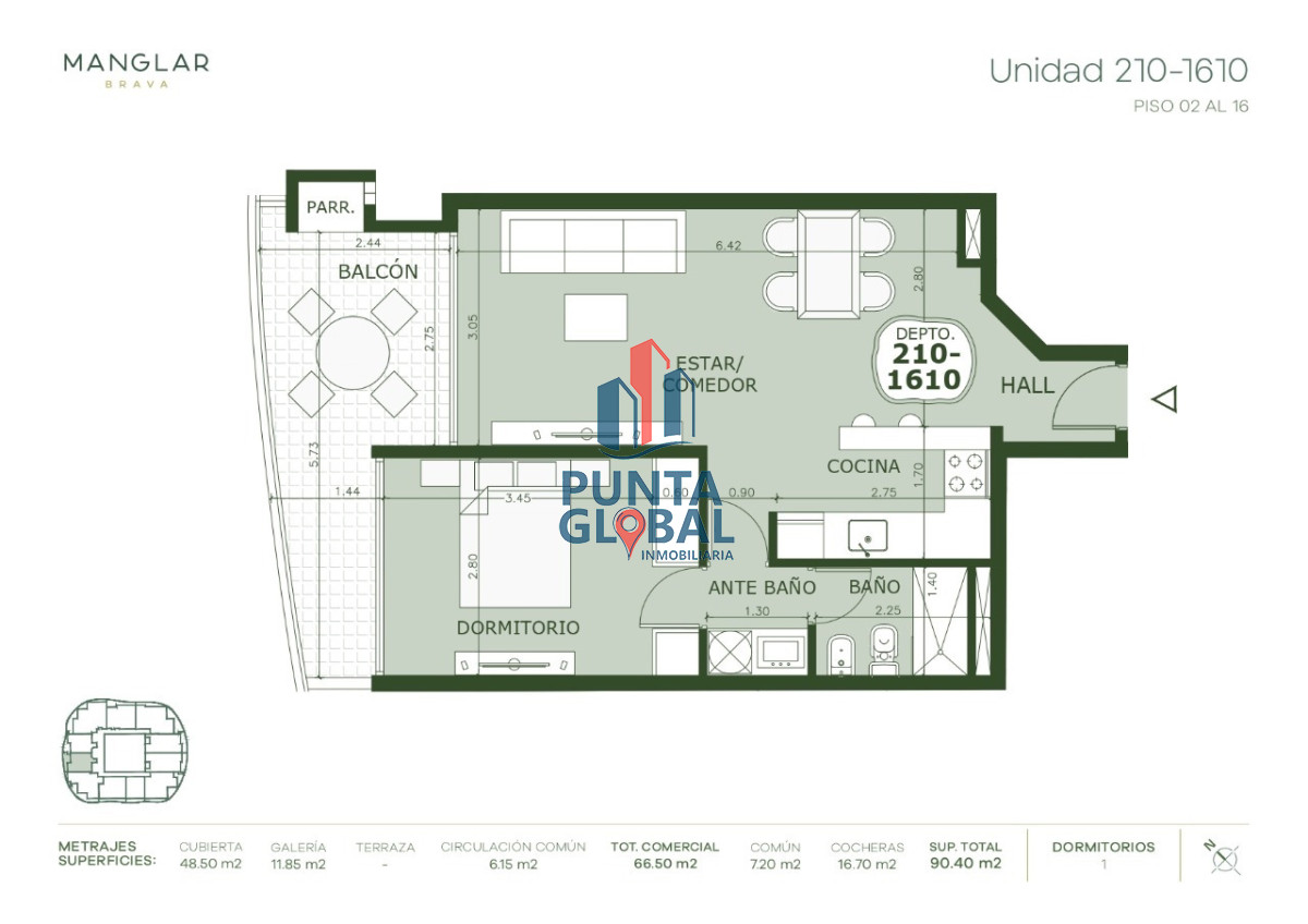 Apartamento ID.176 - Venta Apartamento 2 Dormitorios Punta del Este