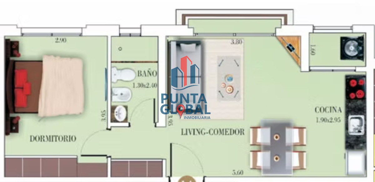 Apartamento ID.32 - Venta Apartamento 1 Dormitorio
