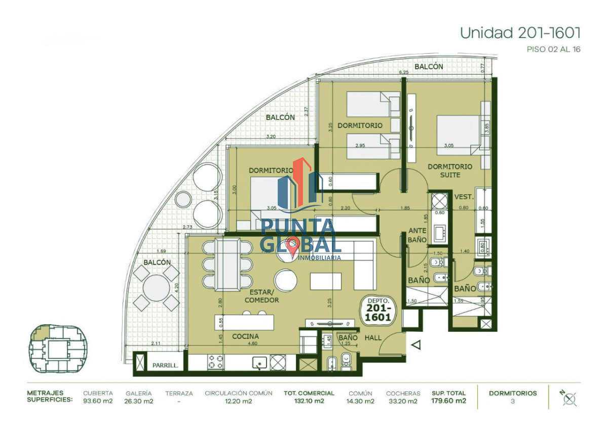 Apartamento ID.177 - Venta Apartamento 3 Dormitorios Punta del Este